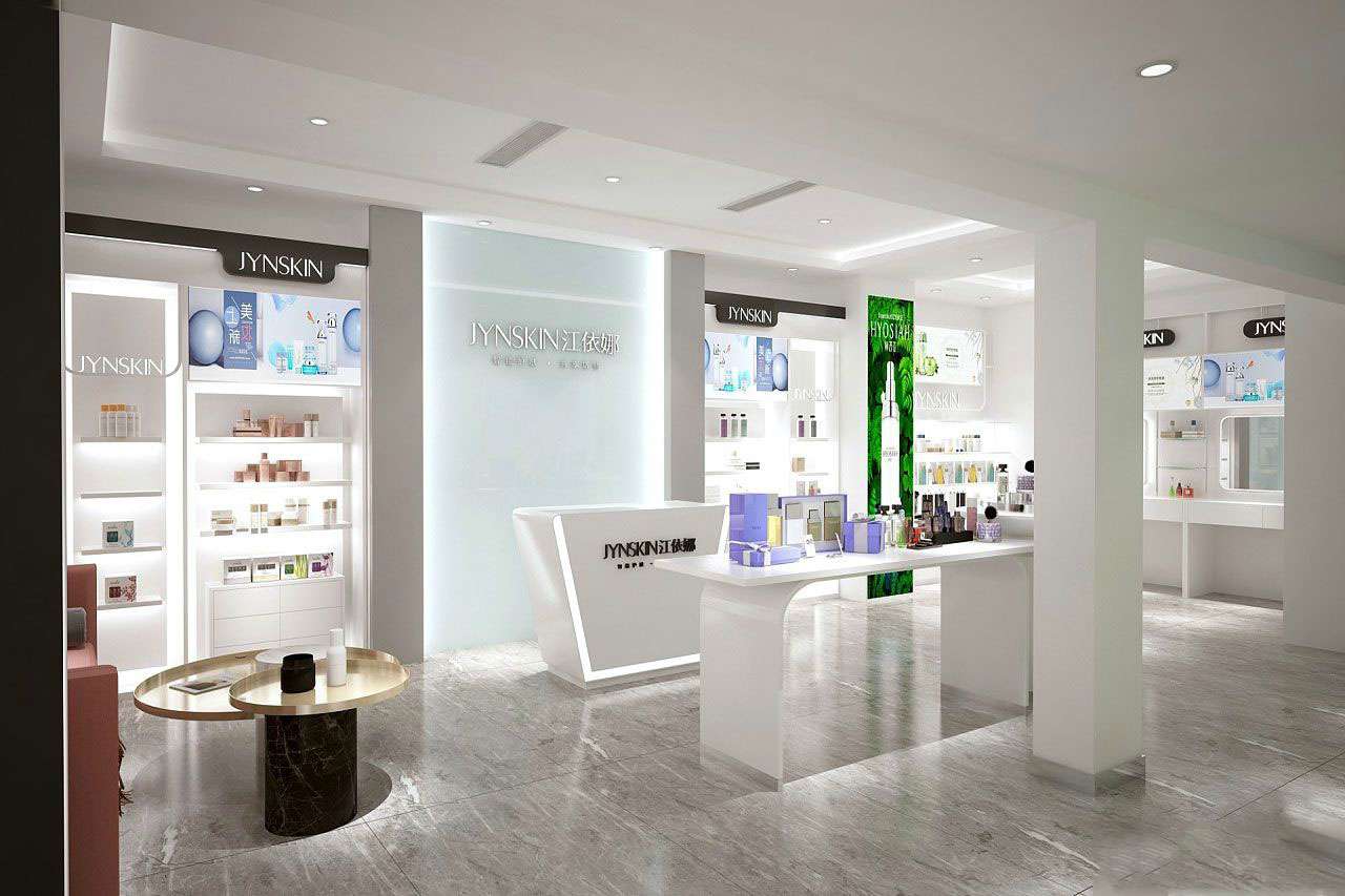 鄭州護(hù)膚品專賣(mài)店裝修設(shè)計(jì)效果圖