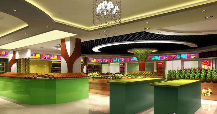 精品水果店裝修設(shè)計效果圖