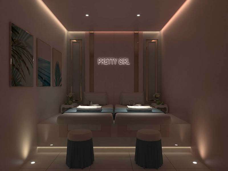 鄭州足浴店設計方案效果圖