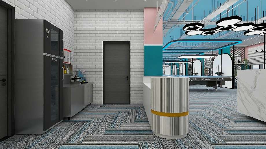 鄭州臺(tái)球俱樂部裝修設(shè)計(jì)效果圖