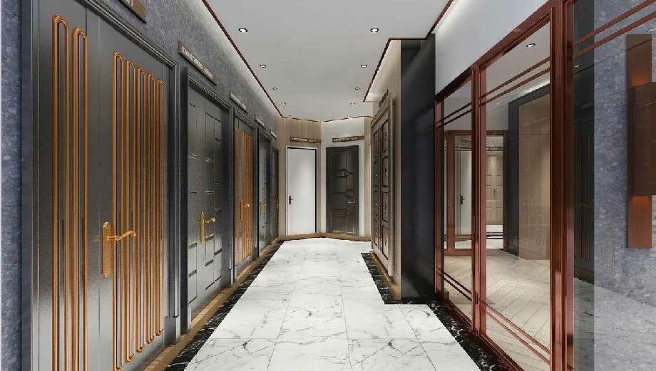 鄭州門(mén)窗專(zhuān)賣(mài)店裝修設(shè)計(jì)效果圖