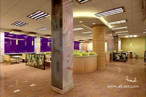 在鄭州開一家快餐店，快餐店怎樣裝修設計