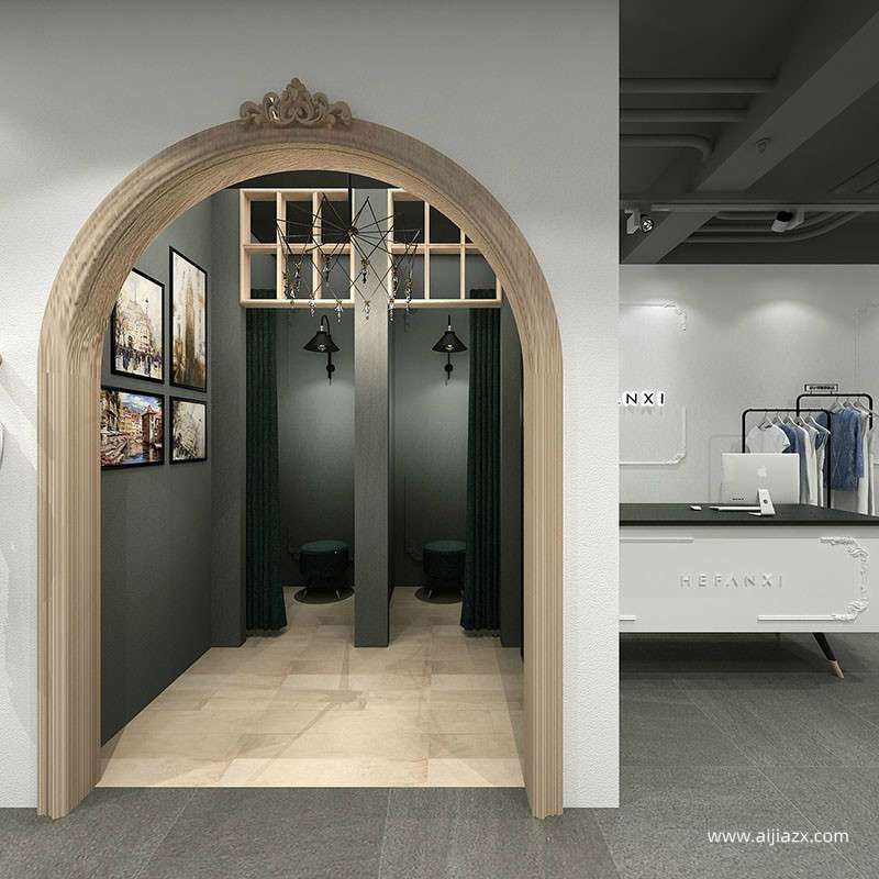 女裝店試衣間設計效果圖