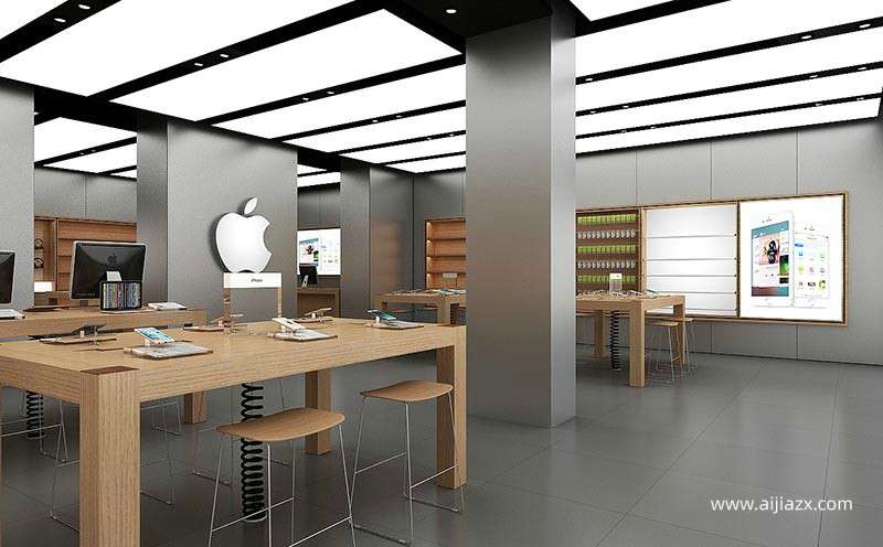 蘋果手機店怎么裝修，蘋果手機店室內設計