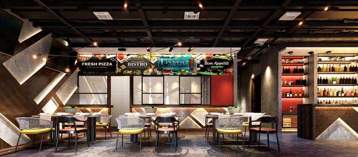 洛陽450平米烤肉店裝修設(shè)計效果圖