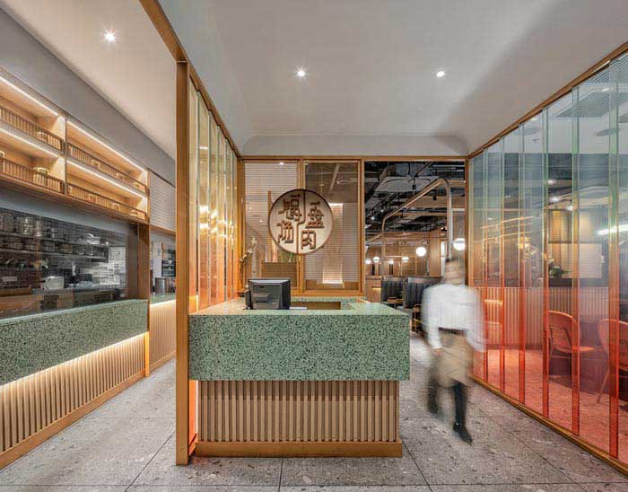 350m2鄭州火鍋店設(shè)計裝修效果圖