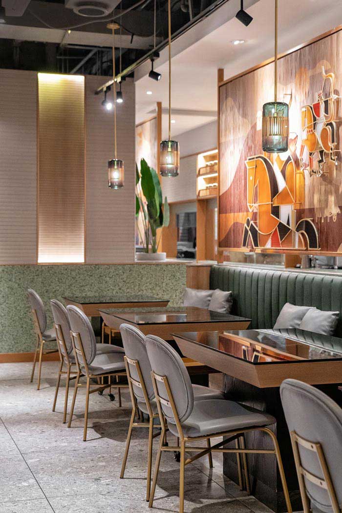 350m2鄭州火鍋店設(shè)計裝修效果圖