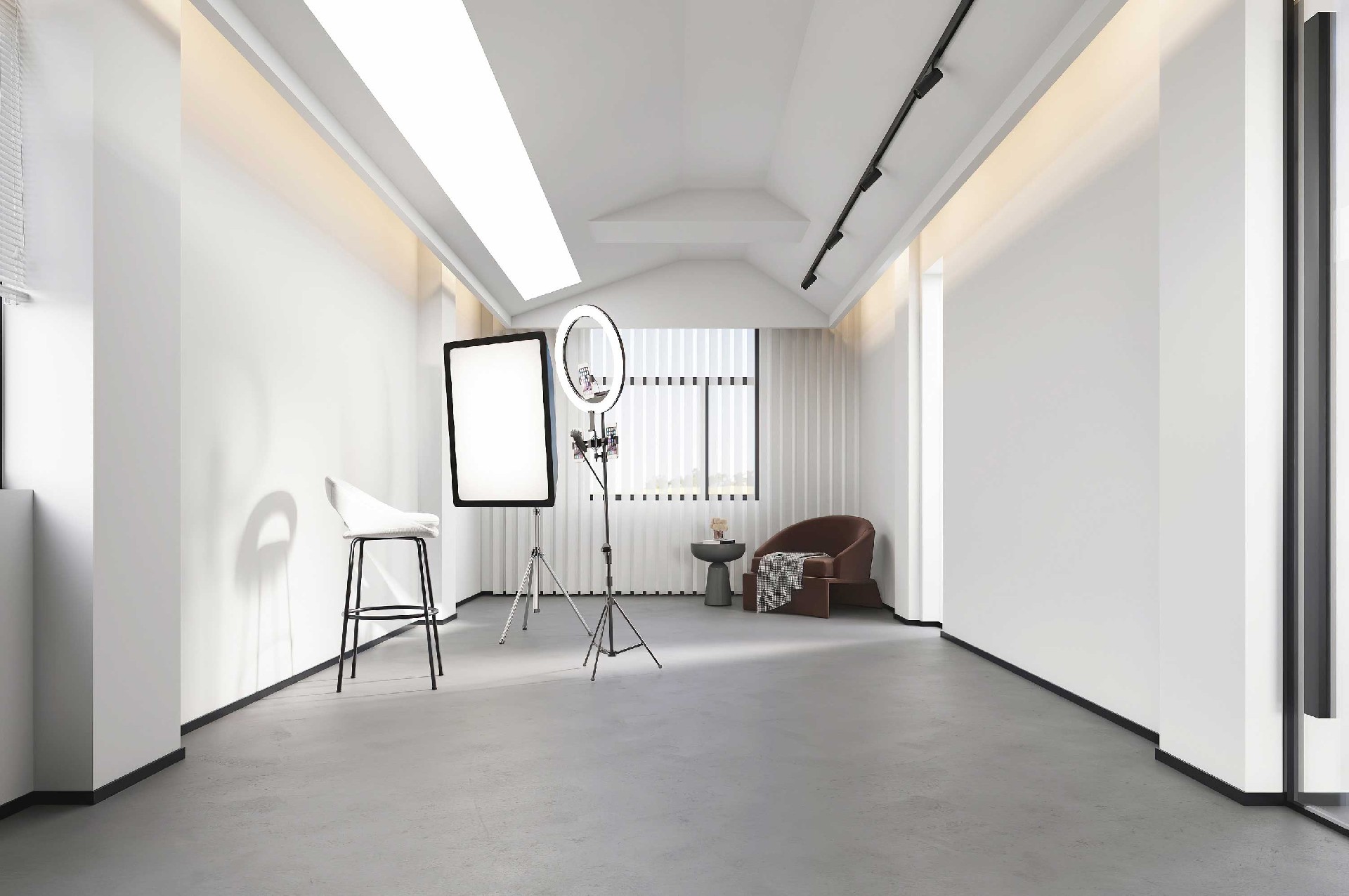 600平米鄭州辦公室直播間裝修設計效果圖