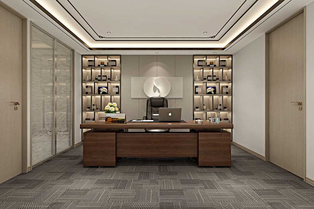 600平米國企辦公室裝修效果圖-600平米國企辦公空間設(shè)計