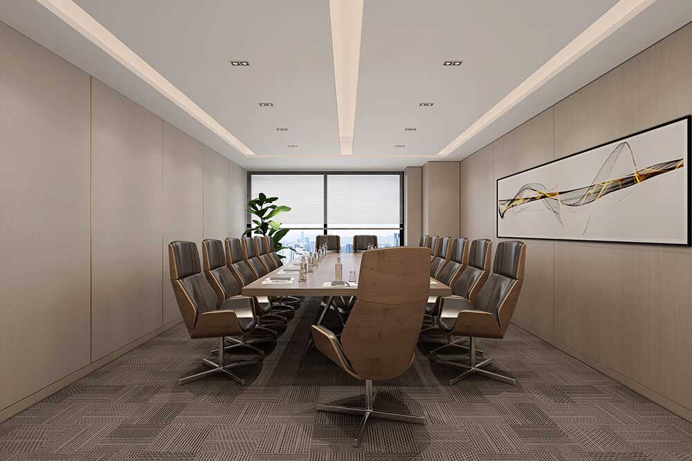 600平米國企辦公室裝修效果圖-600平米國企辦公空間設(shè)計