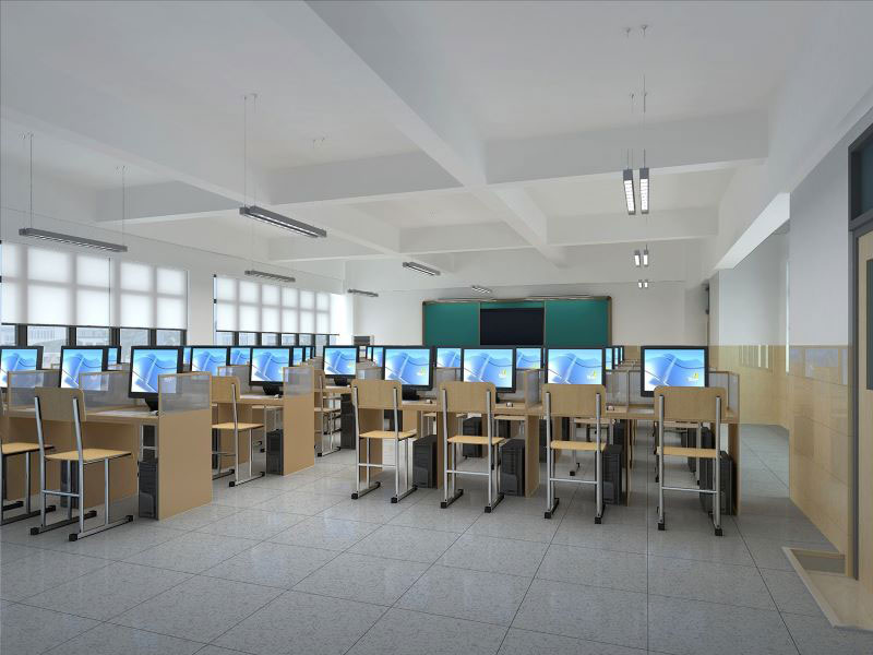 鄭州畫(huà)室辦公空間設(shè)計(jì)-教室裝修設(shè)計(jì)效果圖
