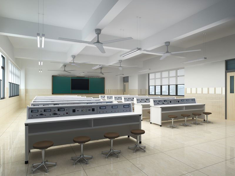 鄭州畫(huà)室辦公空間設(shè)計(jì)-教室裝修設(shè)計(jì)效果圖