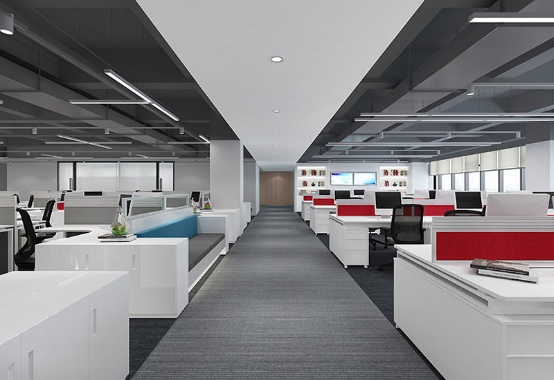 700平米科技公司辦公室裝修設(shè)計效果圖