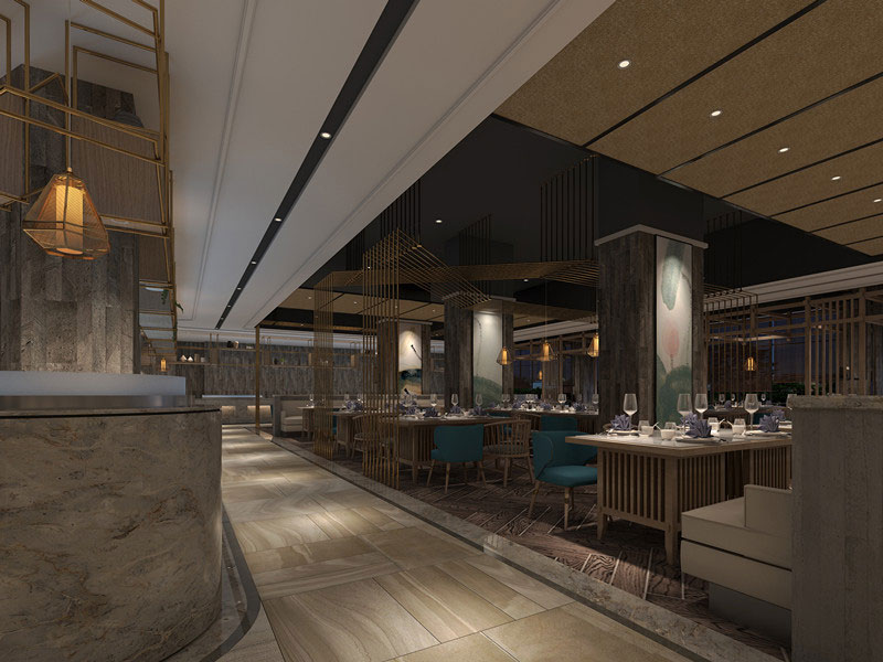 洛陽(yáng)480平米中餐廳裝修設(shè)計(jì)效果圖