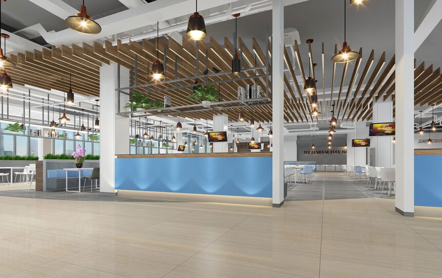 開封學(xué)校食堂設(shè)計(jì)-學(xué)校食堂裝修設(shè)計(jì)效果圖