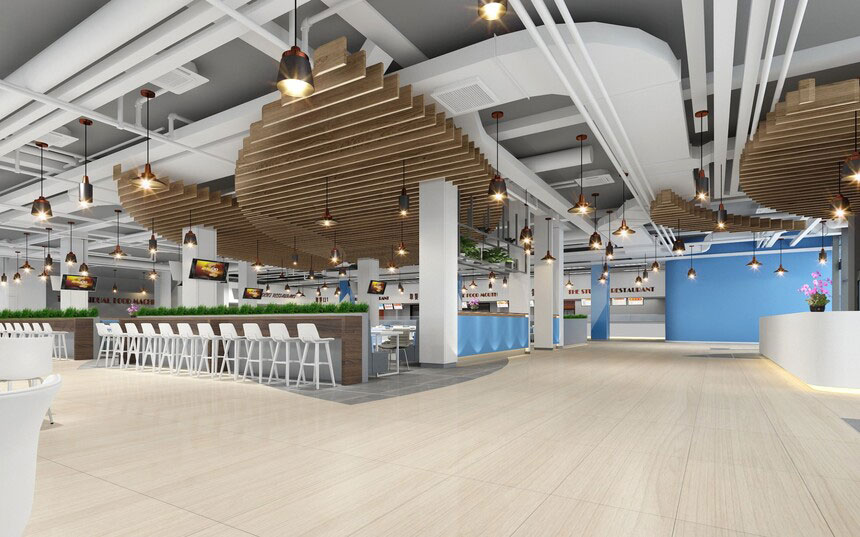 開封學(xué)校食堂設(shè)計(jì)-學(xué)校食堂裝修設(shè)計(jì)效果圖