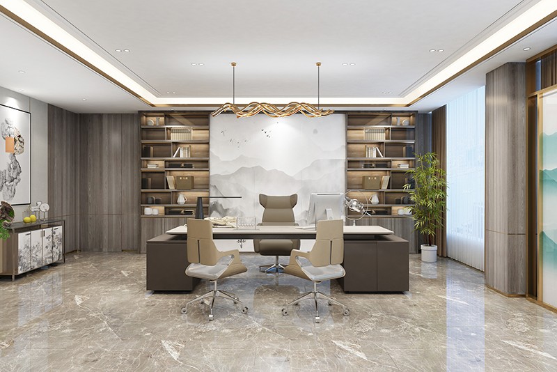 2600平米集團辦公樓裝修設(shè)計效果圖