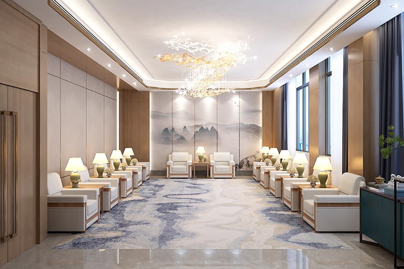 2600平米集團辦公樓裝修設(shè)計效果圖