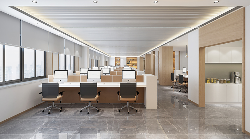 2600平米集團辦公樓裝修設(shè)計效果圖