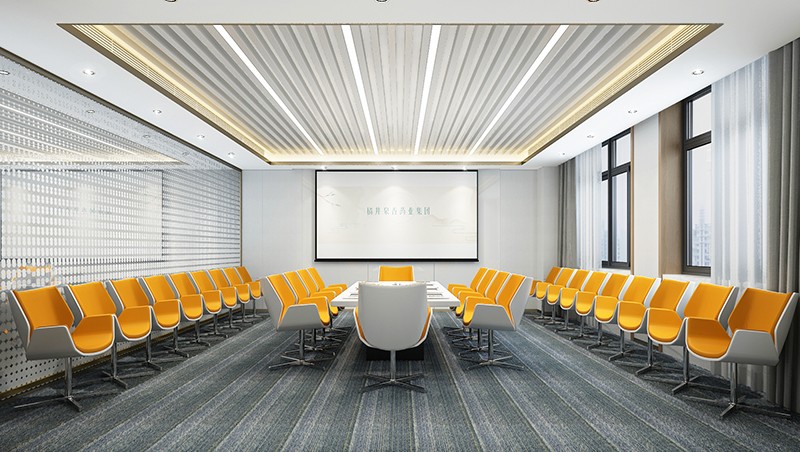 2600平米集團辦公樓裝修設(shè)計效果圖