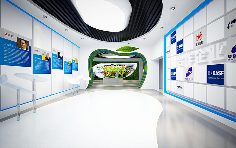 800平米集團(tuán)公司展廳裝修設(shè)計效果圖