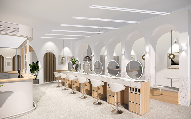 1150平米婚紗攝影學院裝修設(shè)計效果圖