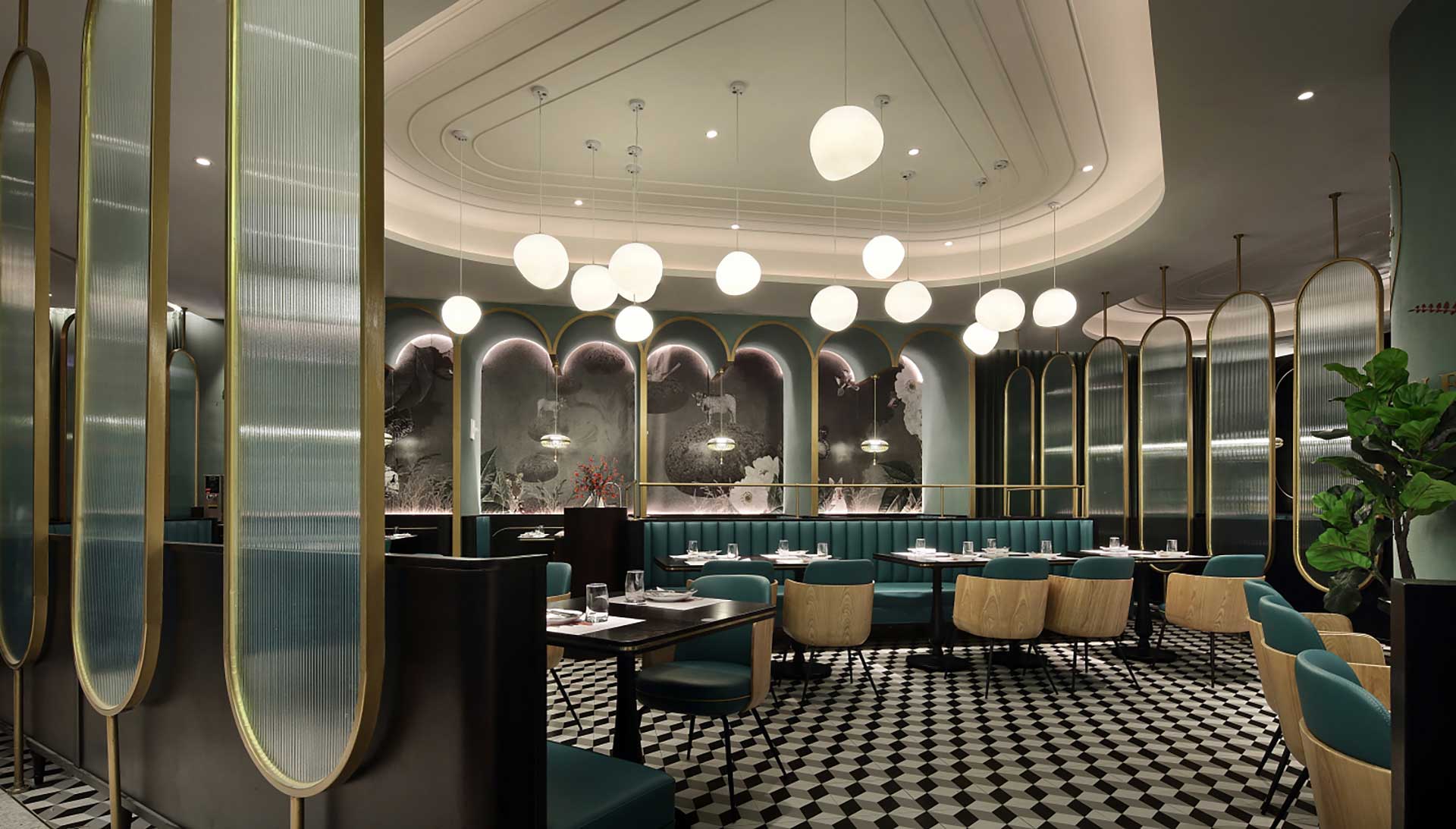 300平米牛扒店裝修設(shè)計效果圖