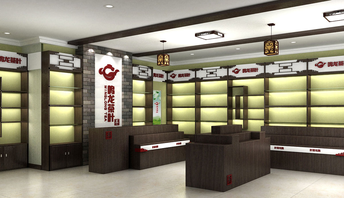 150平米茶葉專賣店裝修設(shè)計(jì)效果圖