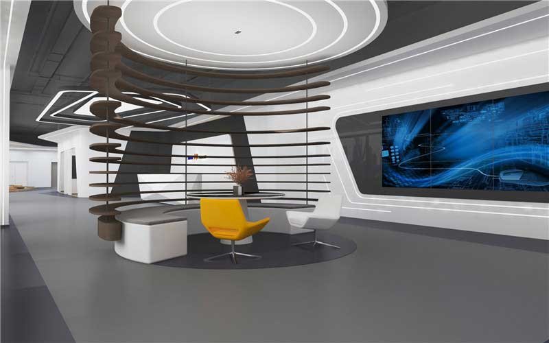 315平米企業(yè)辦公室裝修設(shè)計效果圖