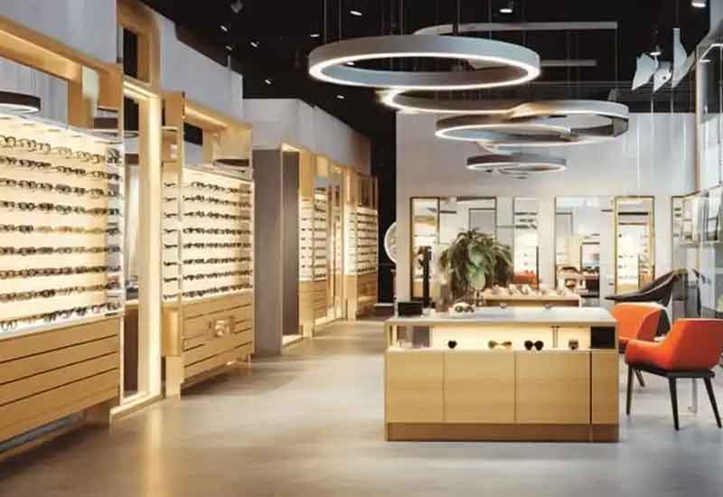 鄭州眼鏡店裝修：專業驗光區與時尚鏡框展示的平衡方案