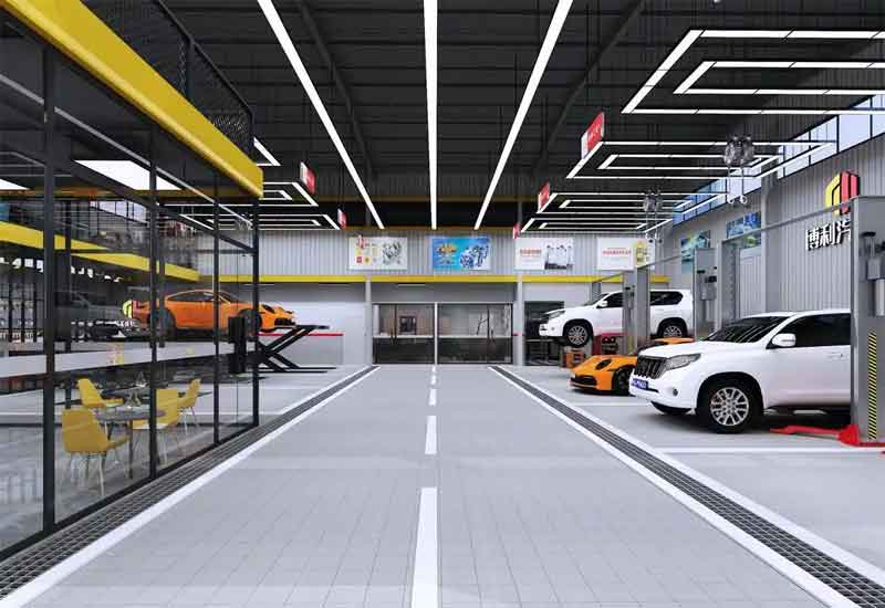 鄭州汽修店裝修設(shè)計(jì)：維修工位與客戶接待區(qū)功能劃分