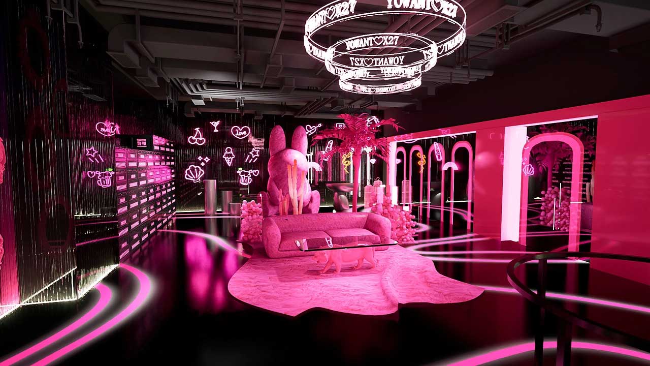 85平米鄭州直播間設(shè)計(jì)效果圖