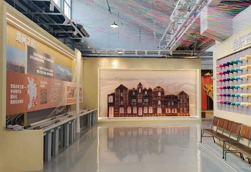 鄭州紡織面料展館設計費用:新型材料的專利展示成本