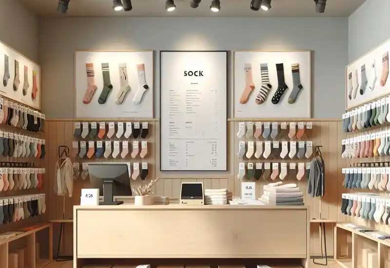 鄭州襪子配飾店裝修,收納空間決定經(jīng)營效率