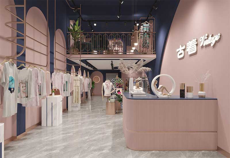 鄭州服裝店裝修：試衣間鏡子高度設計與衣架定制費用