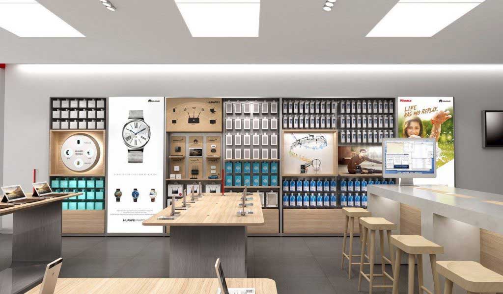 60平米手機店裝修設(shè)計效果圖