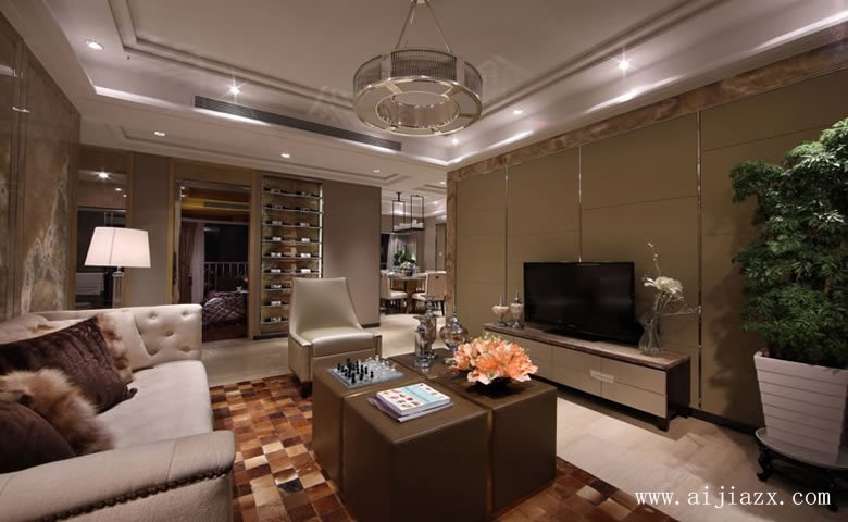 72平米簡(jiǎn)歐風(fēng)格小戶(hù)型裝修效果圖