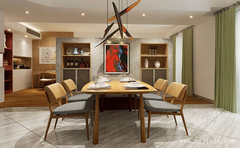 實用的現(xiàn)代風格餐廳裝修效果圖